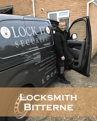 Locksmith-bitterne-Eddie in his Van