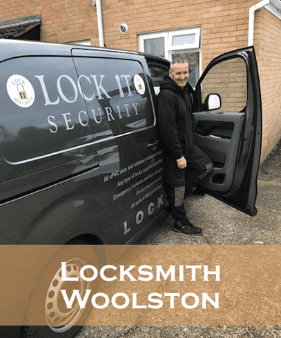 Locksmith-woolston-Eddie in his Van