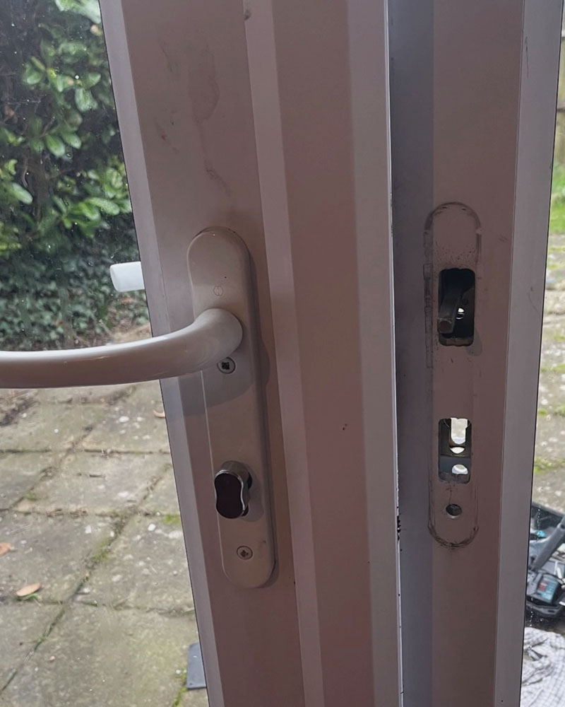 Mended Southampton door lock