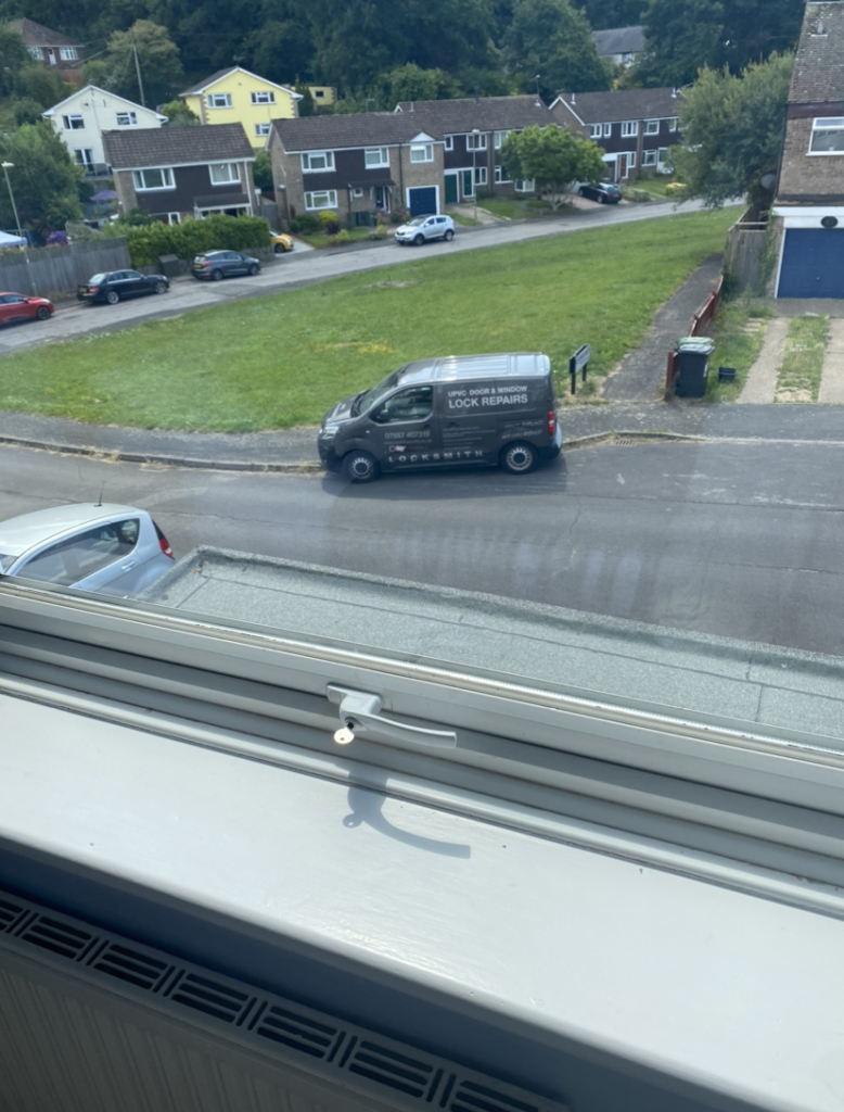 After the uPVC window lock repair Fareham